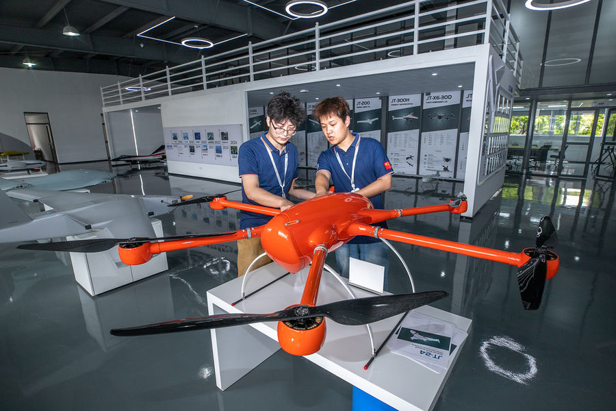 UAV-KIT Corporation Ltd linha de produção do fabricante